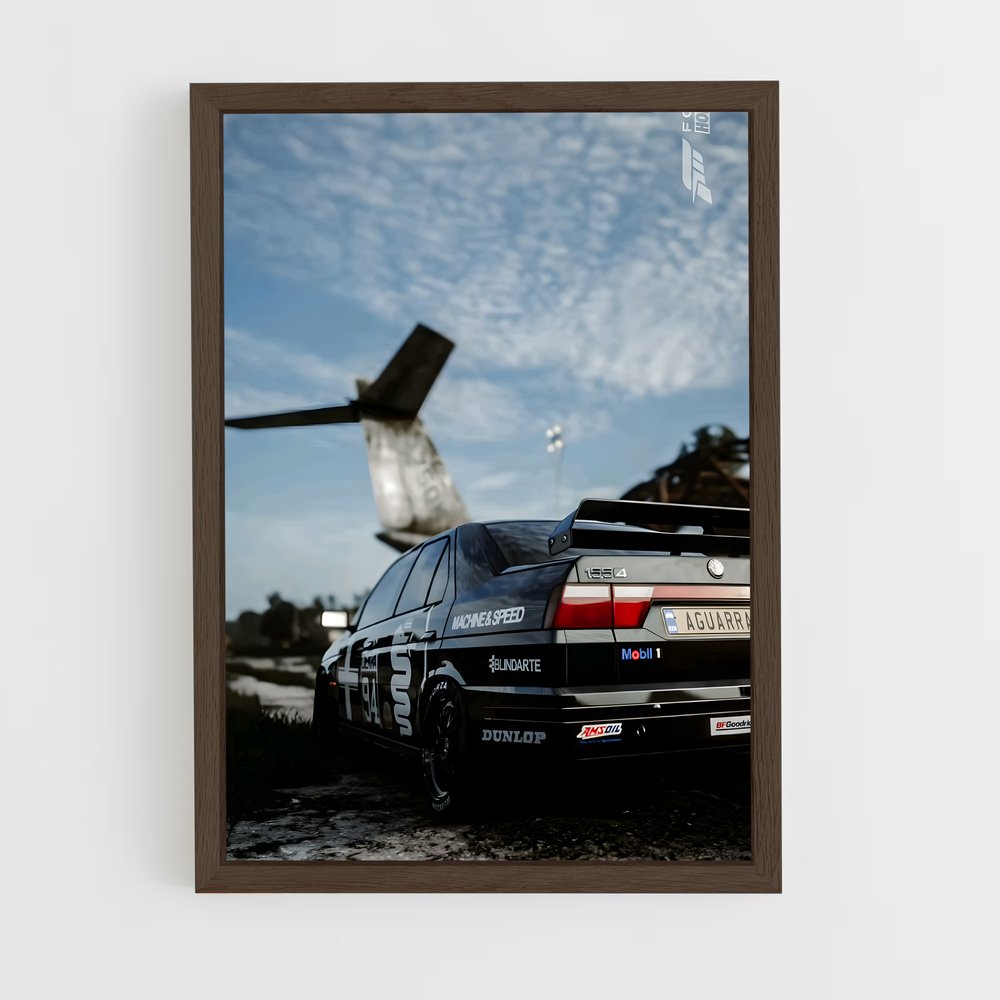 Poster Avion et Aventure – affiche Alfa Romeo (vue 5)